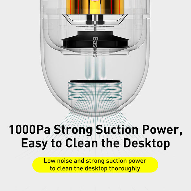 Desktop capsule vacuum cleaner
