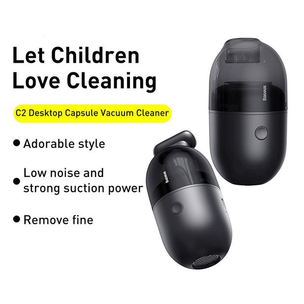 Desktop capsule vacuum cleaner